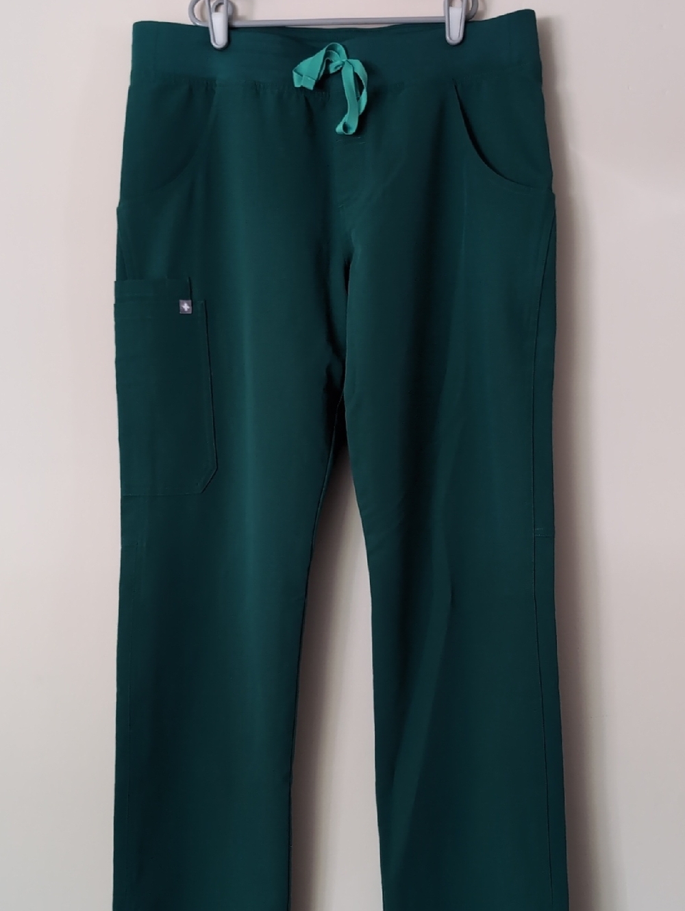 Figs Kade Cargo Scrub Pants Hunter Green Size Medium
